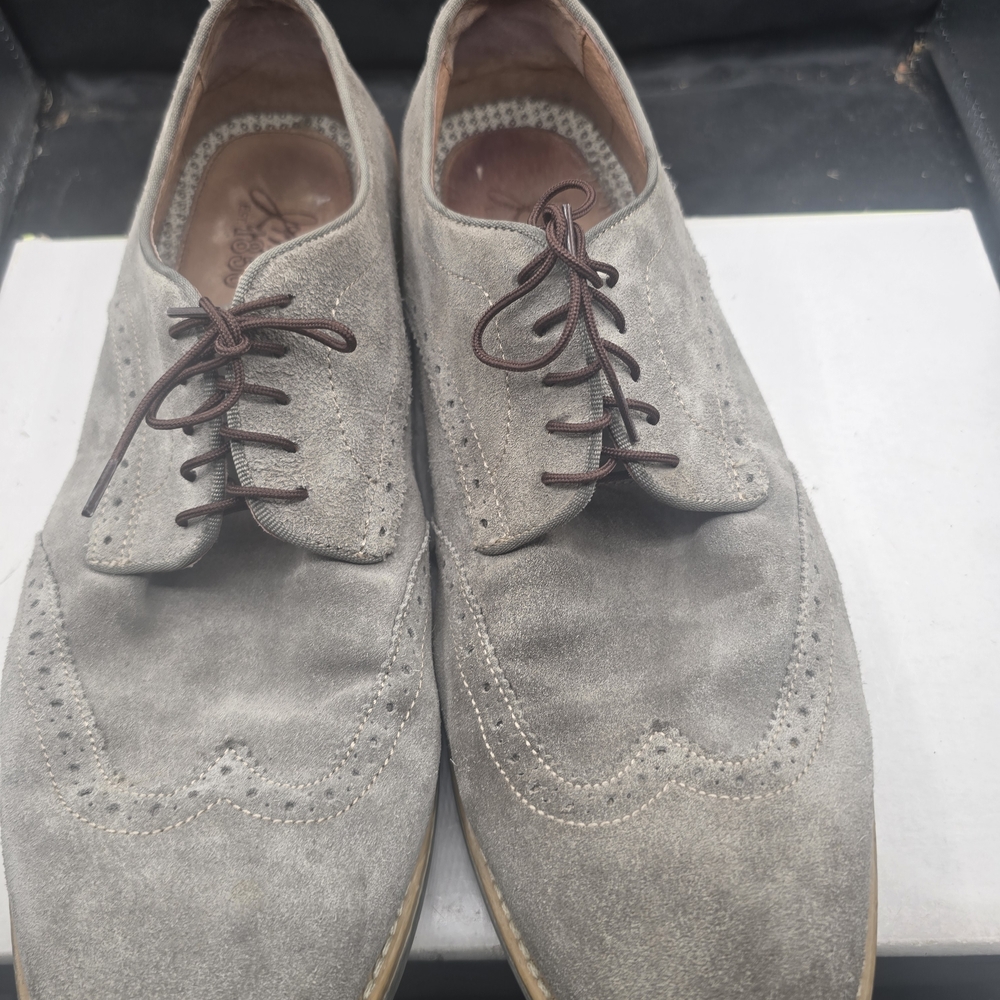 J Brand Light Gray Suede‎ Oxfords